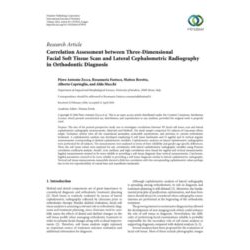 Correlation assessment between Three-Dimensional Facial Soft Tissue Scan and Lateral Cephalometric Radiography in orthodontic diagnosis