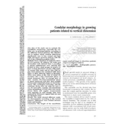 Condylar morphology in growing patients related to vertical dimension