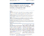 Caprioglio A. et Al.-  PIO 2019 - Effects of impaction severity of treated PDC on periodontal outcames...