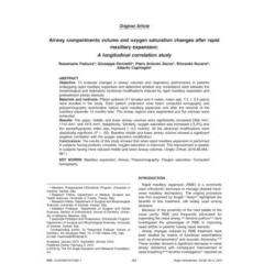 Airway compartments volume and oxygen saturation changes after rapid  maxillary expansion: a longitudinal correlation study