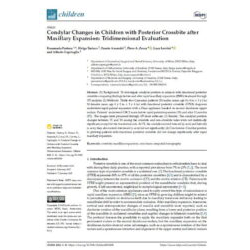 Fastuca R.  et al.  - Children 2021- Condylar changes in children with posterior cross-bite after RME...