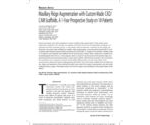 Maxillary ridge augmentation with custom-made CAD/CAM scaffolds. A 1-year prospective study on 10 patients