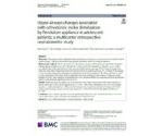 Upper airways changes associated with orthodontic molar distalization by Pendulum appliance in adolescent patients: a multicenter retrospective cephalometric study